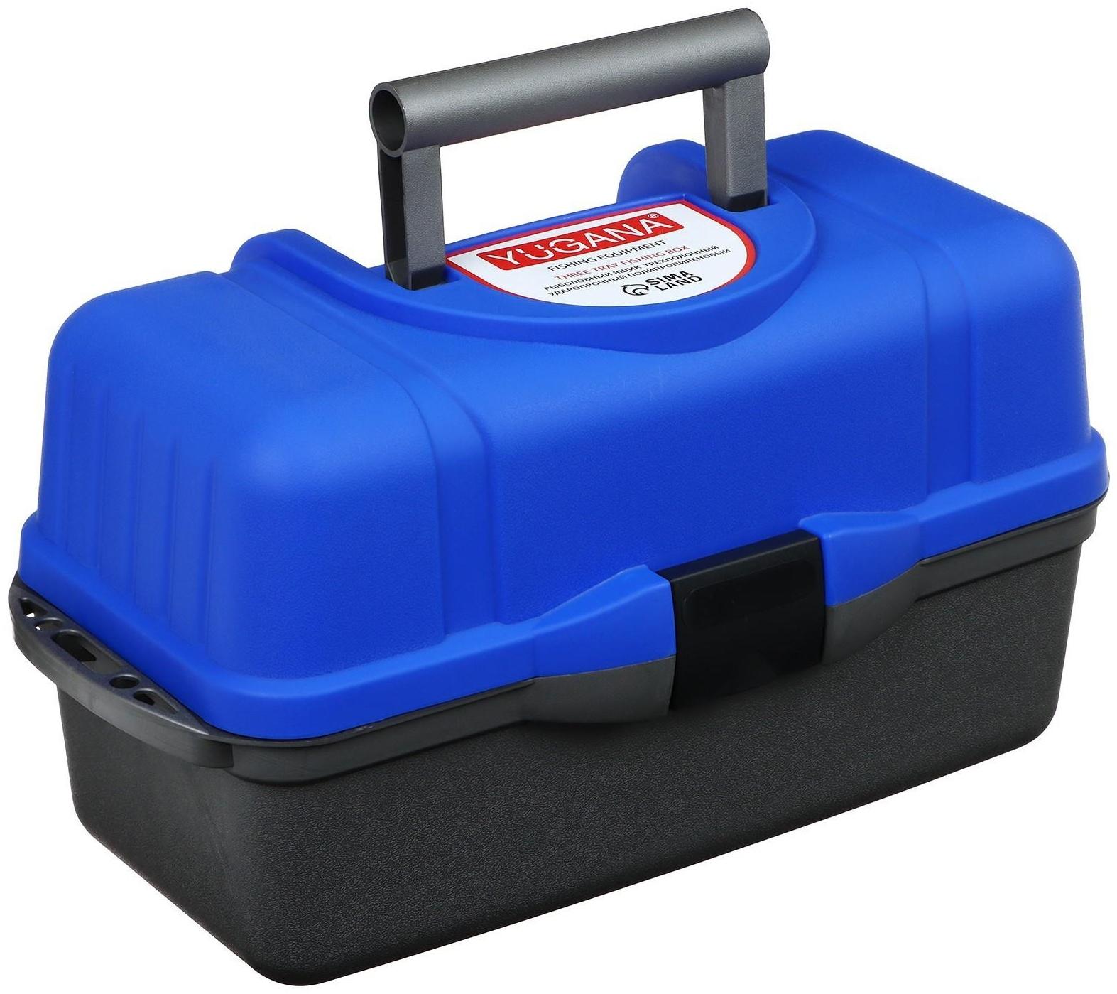 Ящик YUGANA трехполочный, цвет синий