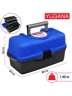 Ящик YUGANA трехполочный, цвет синий