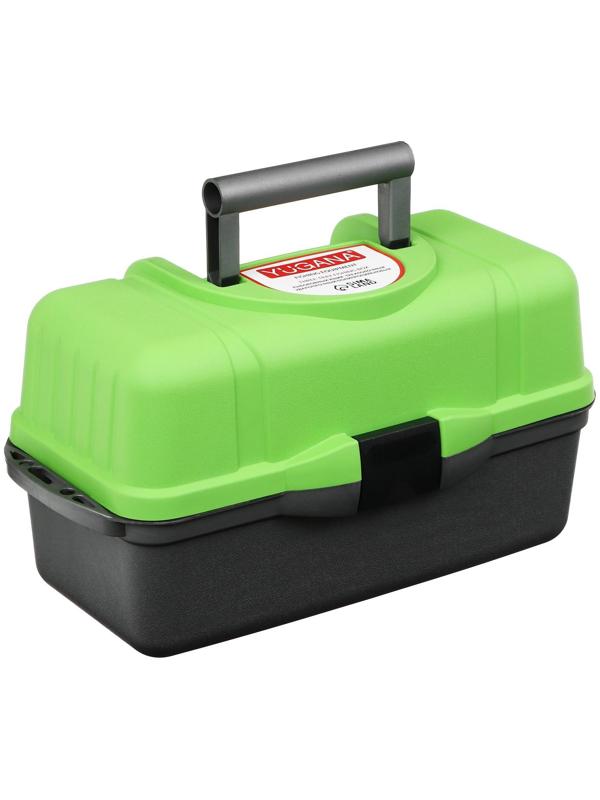 Ящик YUGANA трехполочный, цвет зеленый