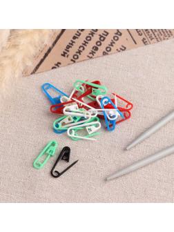 Набор булавок, 2,2 × 0,8 × 0,3 см, 20 шт, цвет разноцветный