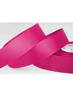 Лента репсовая, 25 мм, 23 ± 1 м, цвет малиновый №28