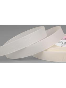 Лента репсовая, 15 мм, 23 ± 1 м, цвет молочный №08