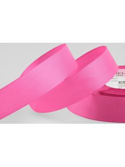 Лента репсовая, 25 мм, 23 ± 1 м, цвет ярко-розовый №159