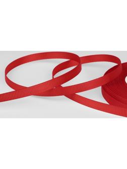 Лента репсовая, 6 мм, 23 ± 1 м, цвет красный №26