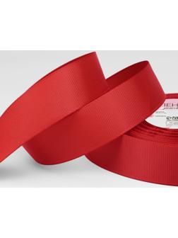 Лента репсовая, 25 мм, 23 ± 1 м, цвет красный №26