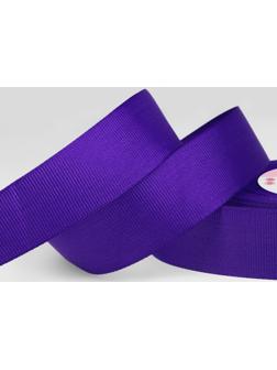 Лента репсовая, 25 мм, 23 ± 1 м, цвет фиолетовый №35