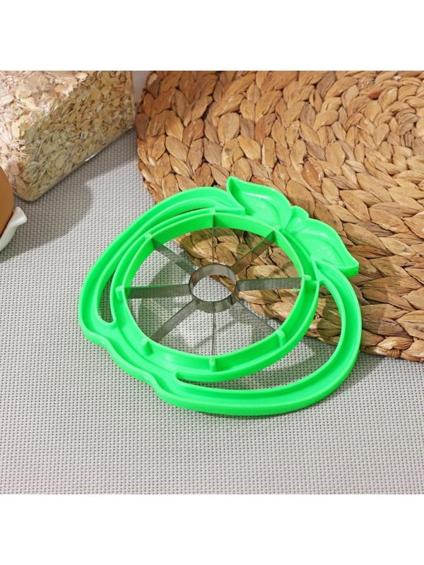 Овощерезка Доляна «Яблоко», 16 см, с ручками, цвет МИКС