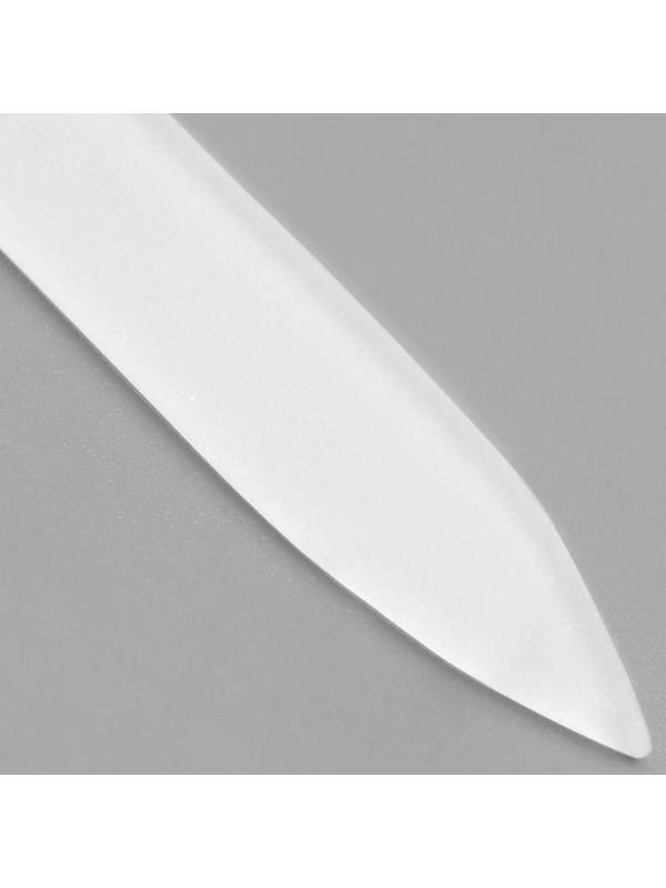 Пилка стеклянная для ногтей, 9см, цвет прозрачный