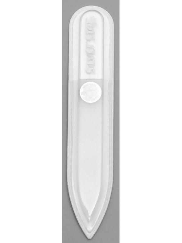 Пилка стеклянная для ногтей, 9см, цвет прозрачный