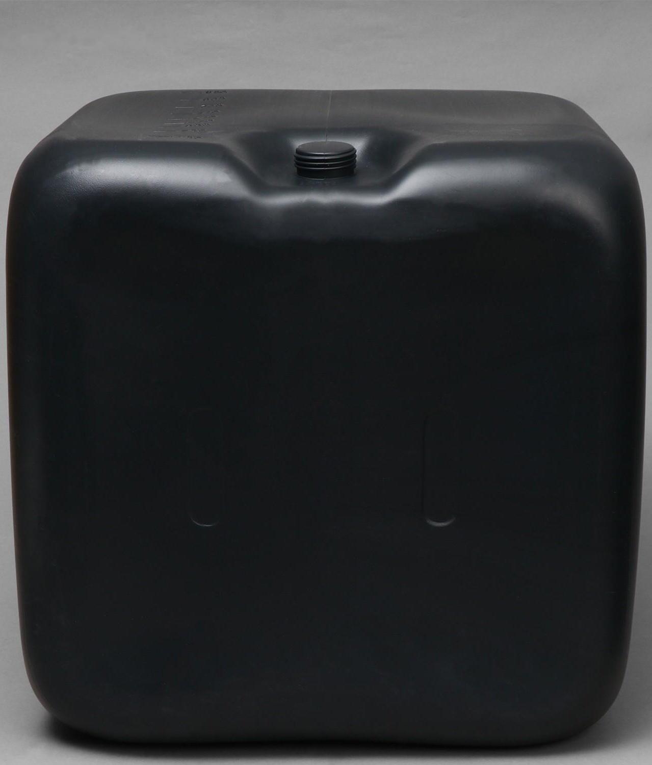 Бак для душа, 100 л, с крышкой, с резьбой под кран, чёрный