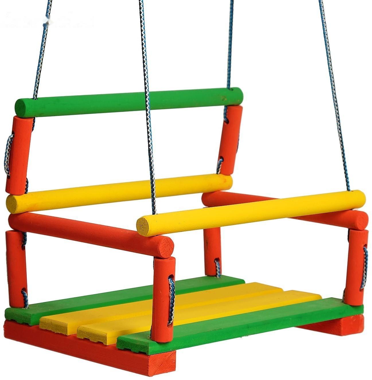 Кресло подвесное деревянное, сиденье 30×40см