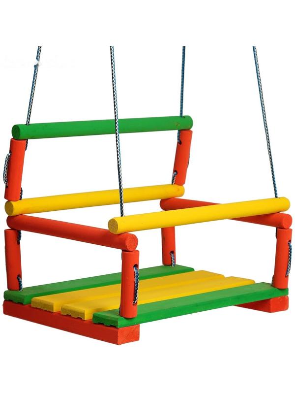 Кресло подвесное деревянное, сиденье 30×40см