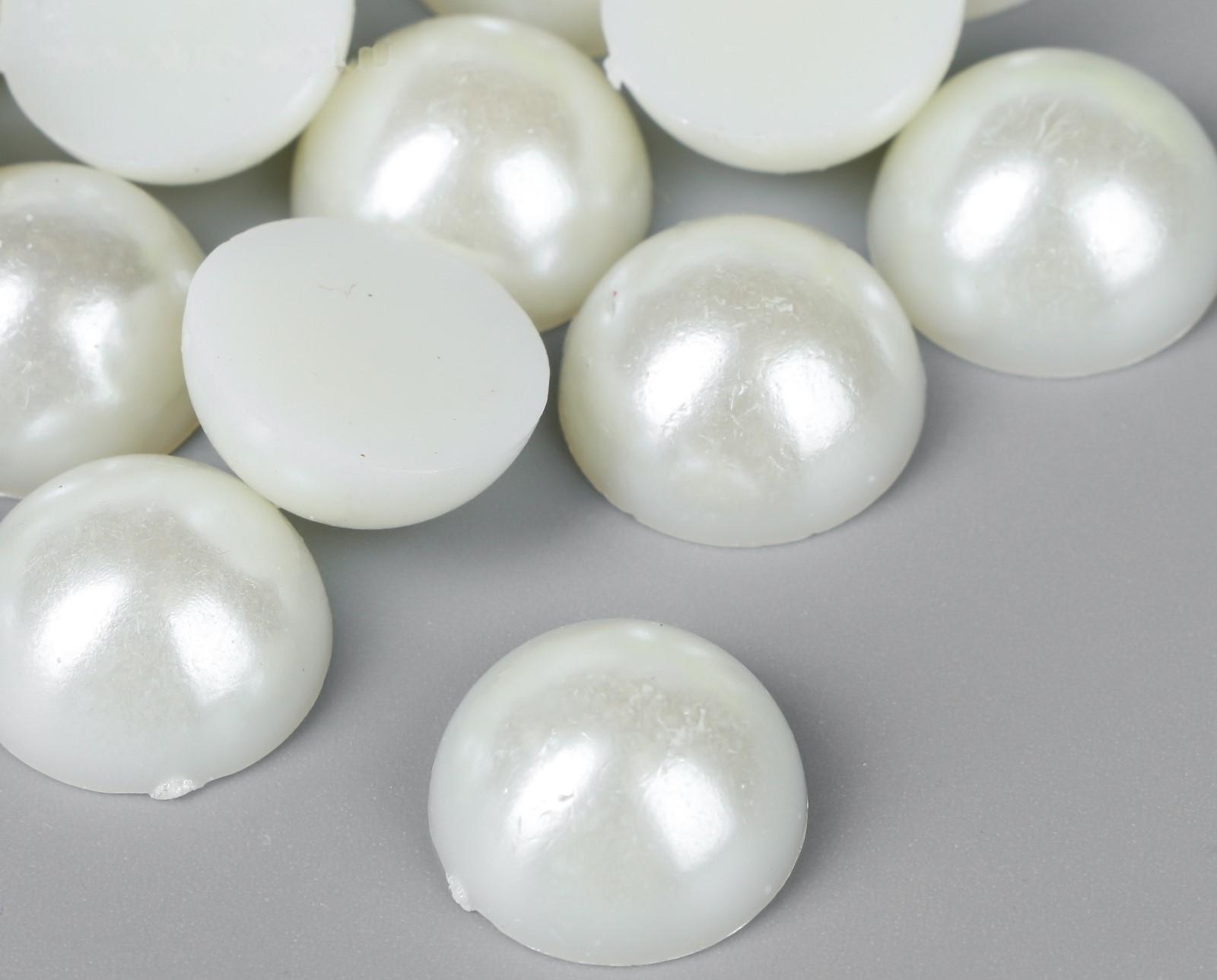 Набор для творчества половинка жемчужины d=1,4 см 20гр