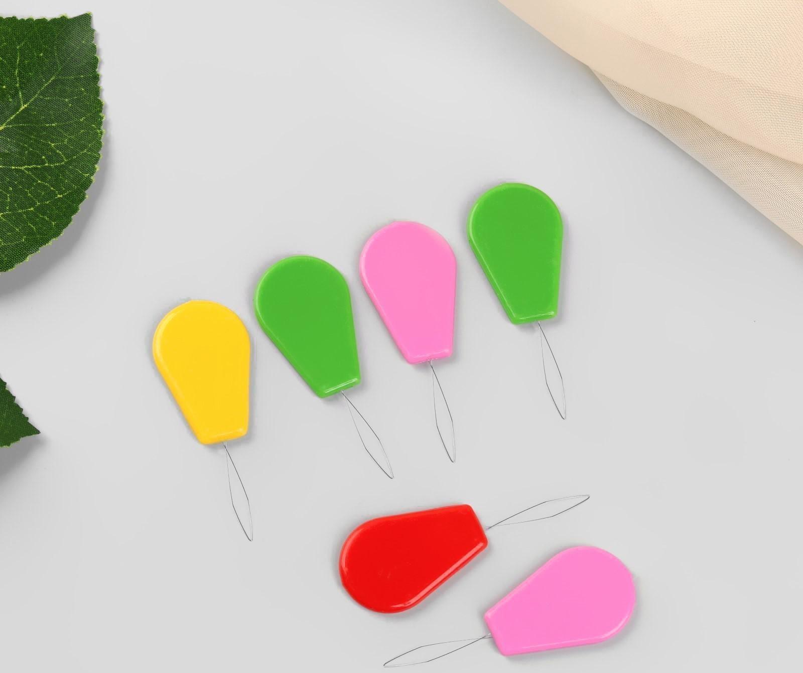 Нитевдеватели, 6 шт, цвет разноцветный