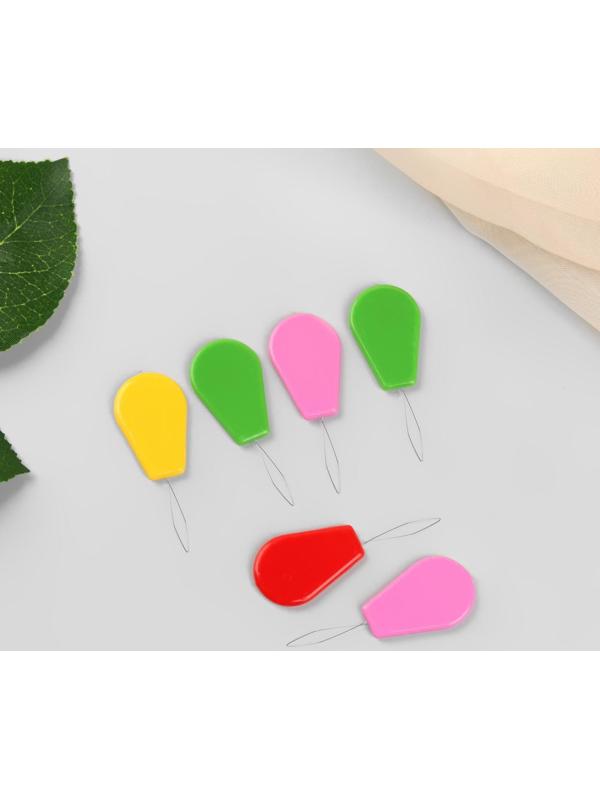 Нитевдеватели, 6 шт, цвет разноцветный