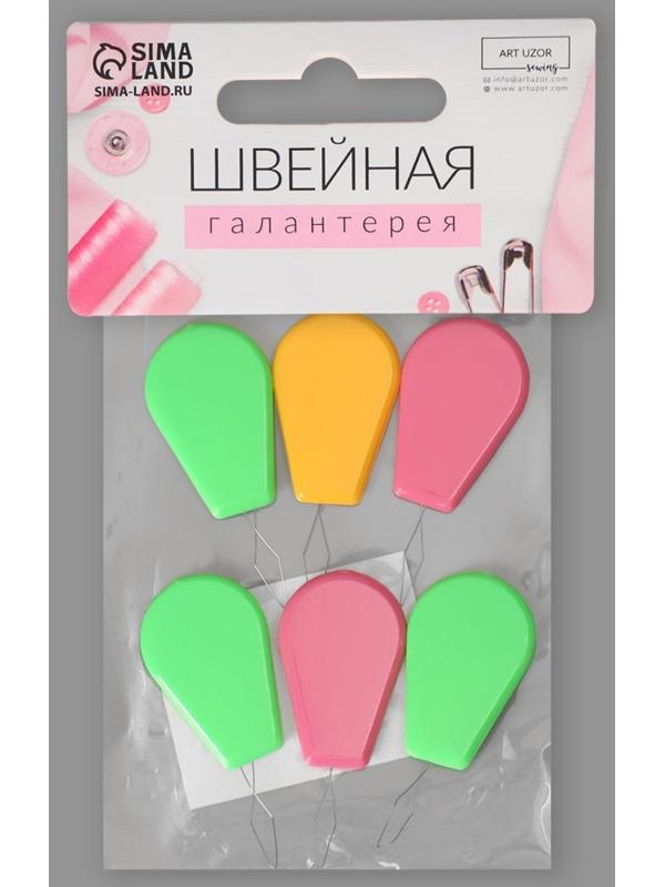 Нитевдеватели, 6 шт, цвет разноцветный