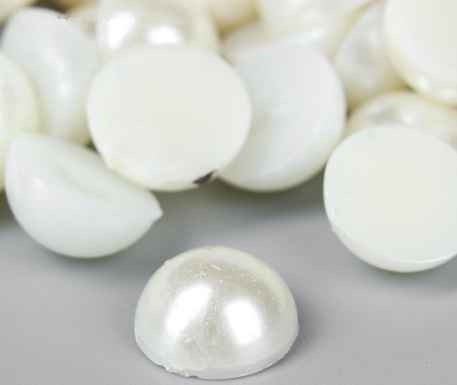 Набор для творчества половинка жемчужины d=1 см 20гр