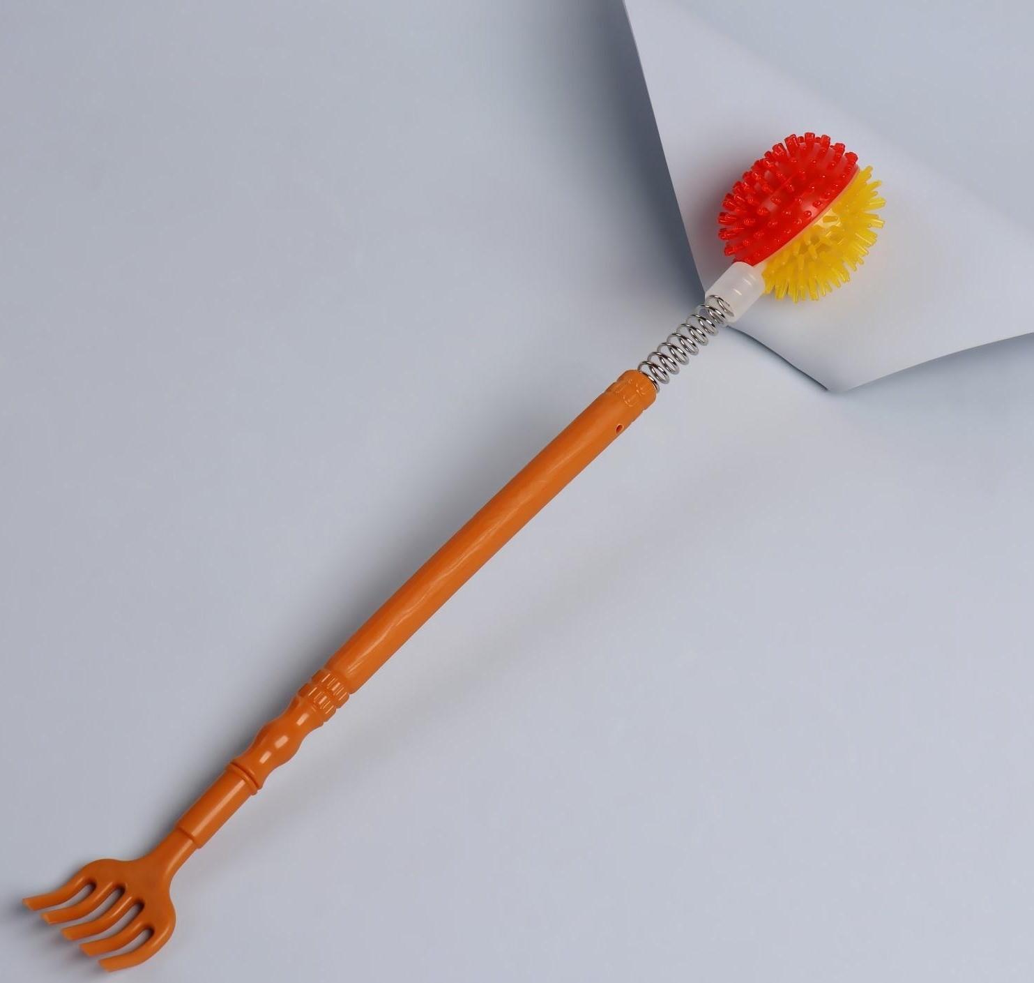 Массажёр - чесалка «Мячик», двусторонний, цвет МИКС