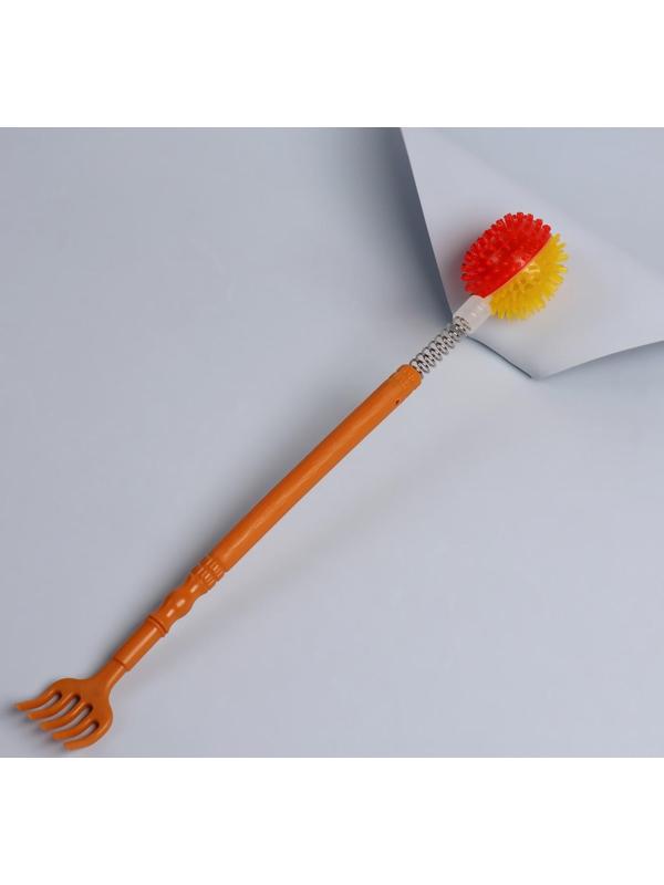 Массажёр - чесалка «Мячик», двусторонний, цвет МИКС