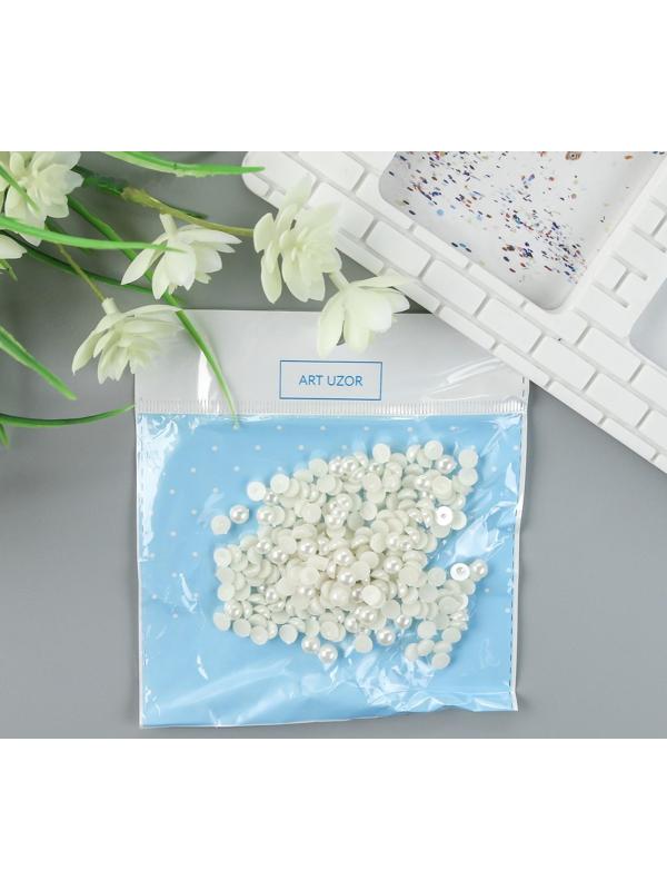 Набор для творчества половинка жемчужины d=0,6 см 20гр