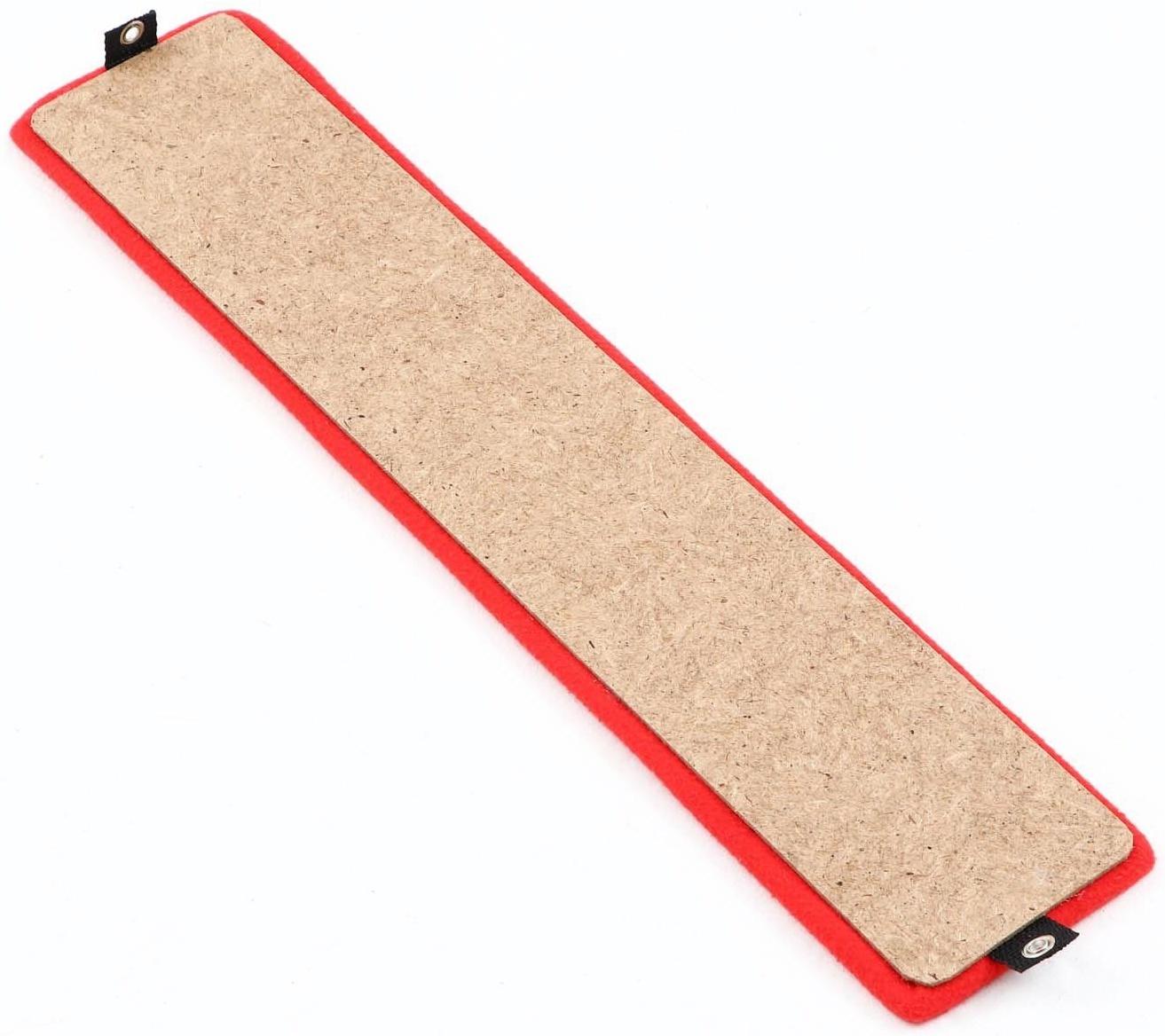 Когтеточка  малая, с пропиткой, 55 х 11 см, ковролин, микс цветов