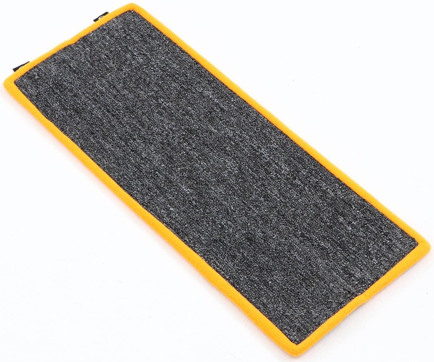 Когтеточка  угловая малая, ковролиновая с пропиткой, 55 х 11 см, микс