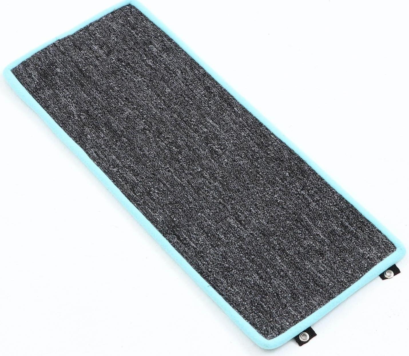 Когтеточка  угловая малая, ковролиновая с пропиткой, 55 х 11 см, микс