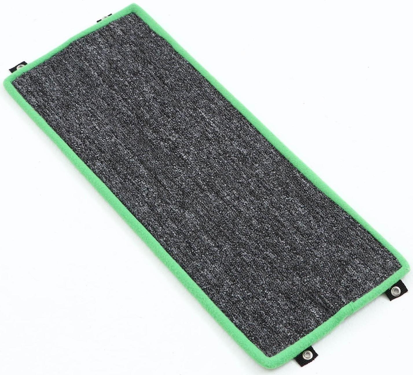 Когтеточка  угловая малая, ковролиновая с пропиткой, 55 х 11 см, микс