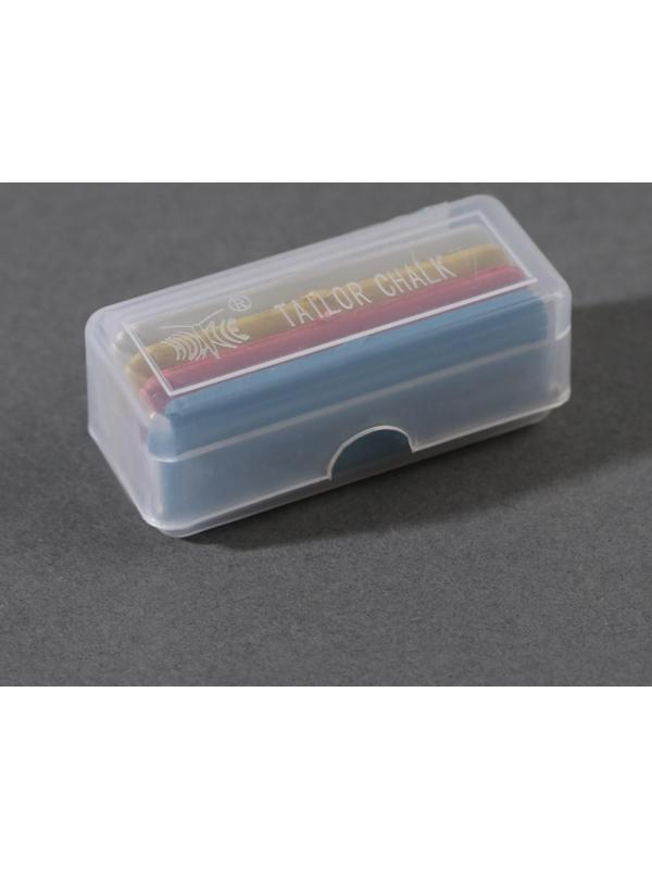 Мел портновский, восковой, 4 шт, цвет разноцветный