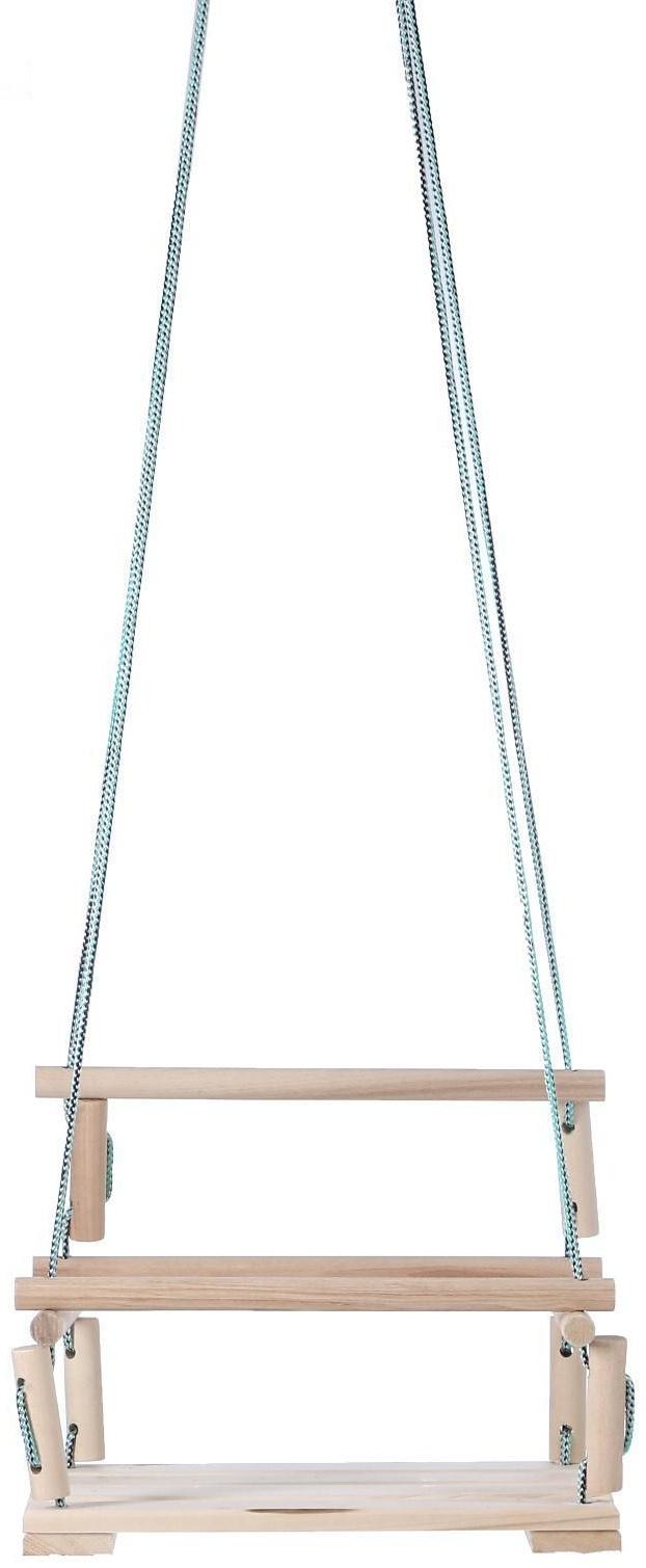 Подвесное кресло деревянное, сиденье 30×40см