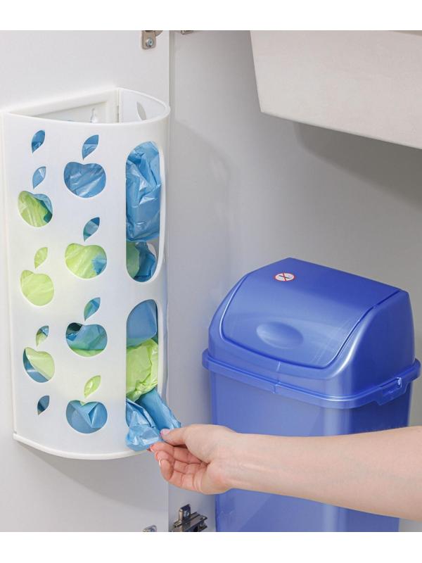 Корзина для пакетов, 16×13,5×37,5 см, цвет МИКС