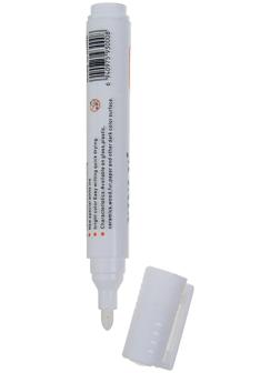 Маркер перманентный, круглый наконечник, 3 мм, белый