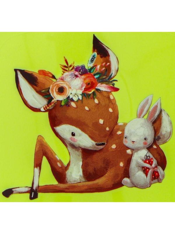 Нагрудник для кормления/слюнявчик непромакаемый с карманом, пластиковый, цвет зелёный