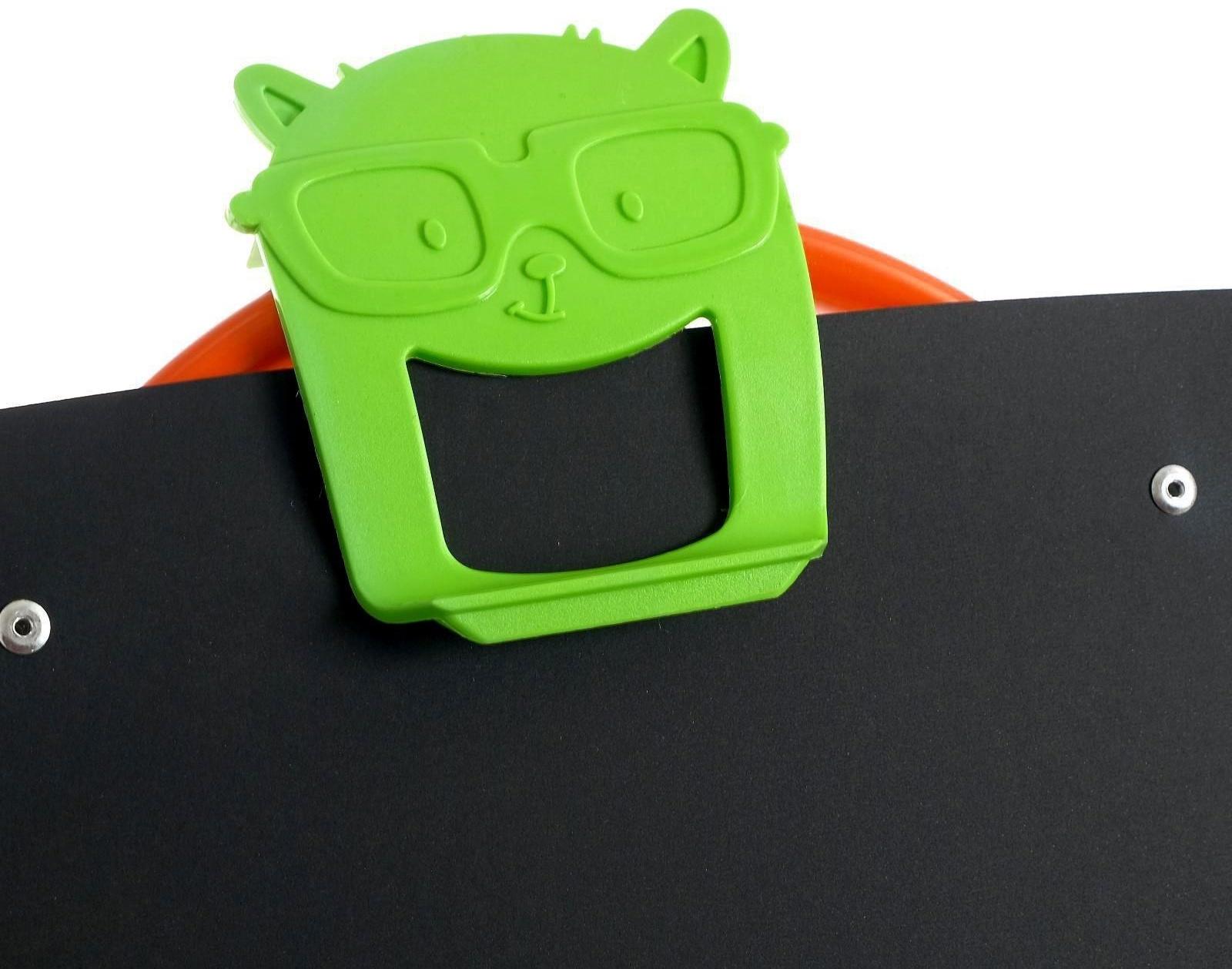 Мольберт односторонний, размер 355 × 530 × 965 мм, цвет оранжевый