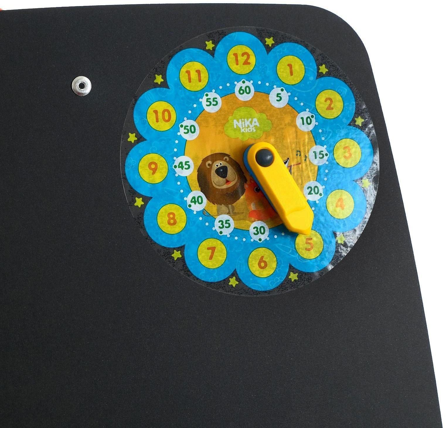 Мольберт односторонний, размер 355 × 530 × 965 мм, цвет оранжевый