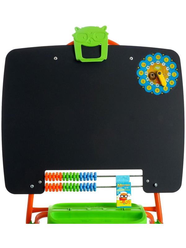 Мольберт односторонний, размер 355 × 530 × 965 мм, цвет оранжевый