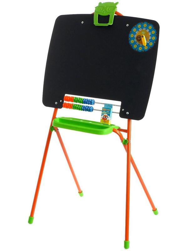 Мольберт односторонний, размер 355 × 530 × 965 мм, цвет оранжевый