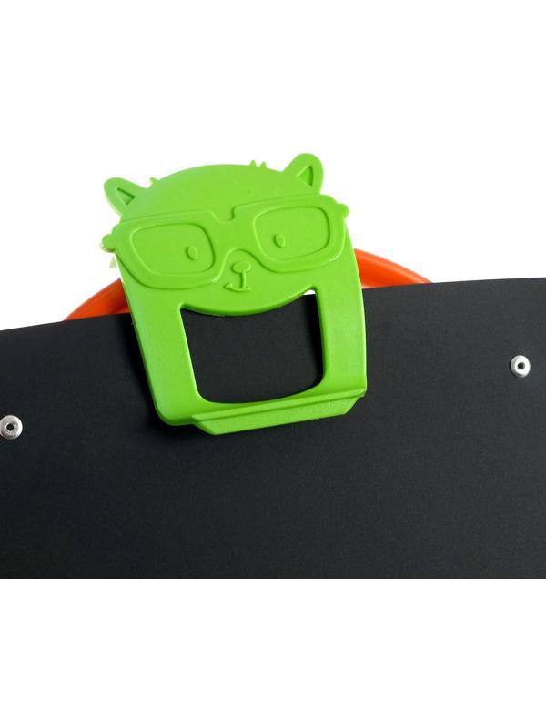 Мольберт односторонний, размер 355 × 530 × 965 мм, цвет оранжевый