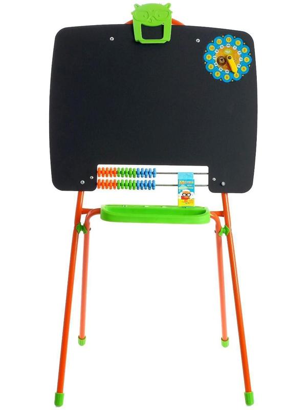 Мольберт односторонний, размер 355 × 530 × 965 мм, цвет оранжевый