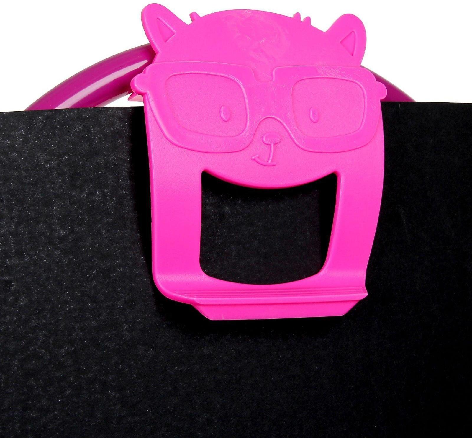 Мольберт детский, односторонний, размер 355 × 530 × 965 мм, цвет сиреневый