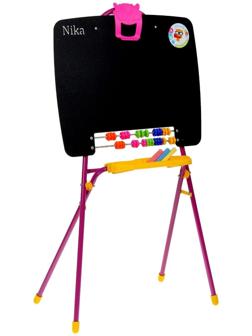 Мольберт детский, односторонний, размер 355 × 530 × 965 мм, цвет сиреневый