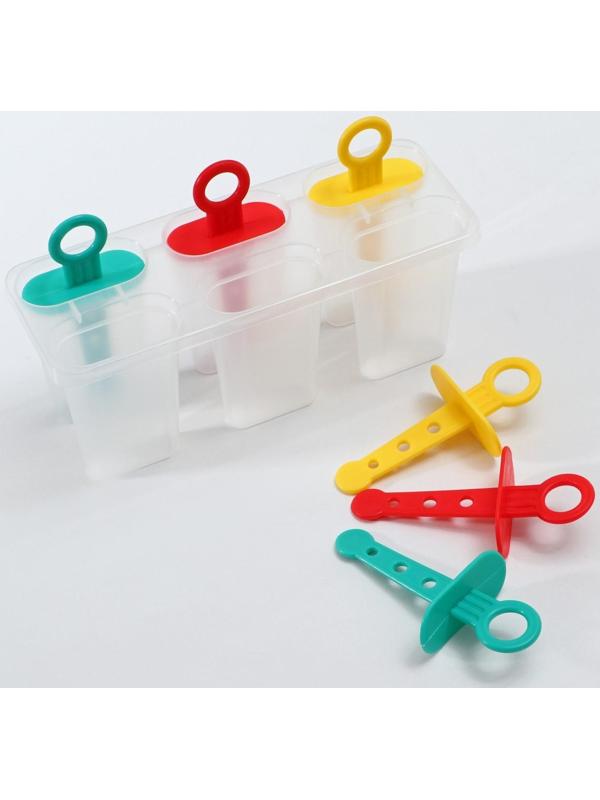 Форма для мороженого «Симпл», 6 ячеек, цвет МИКС