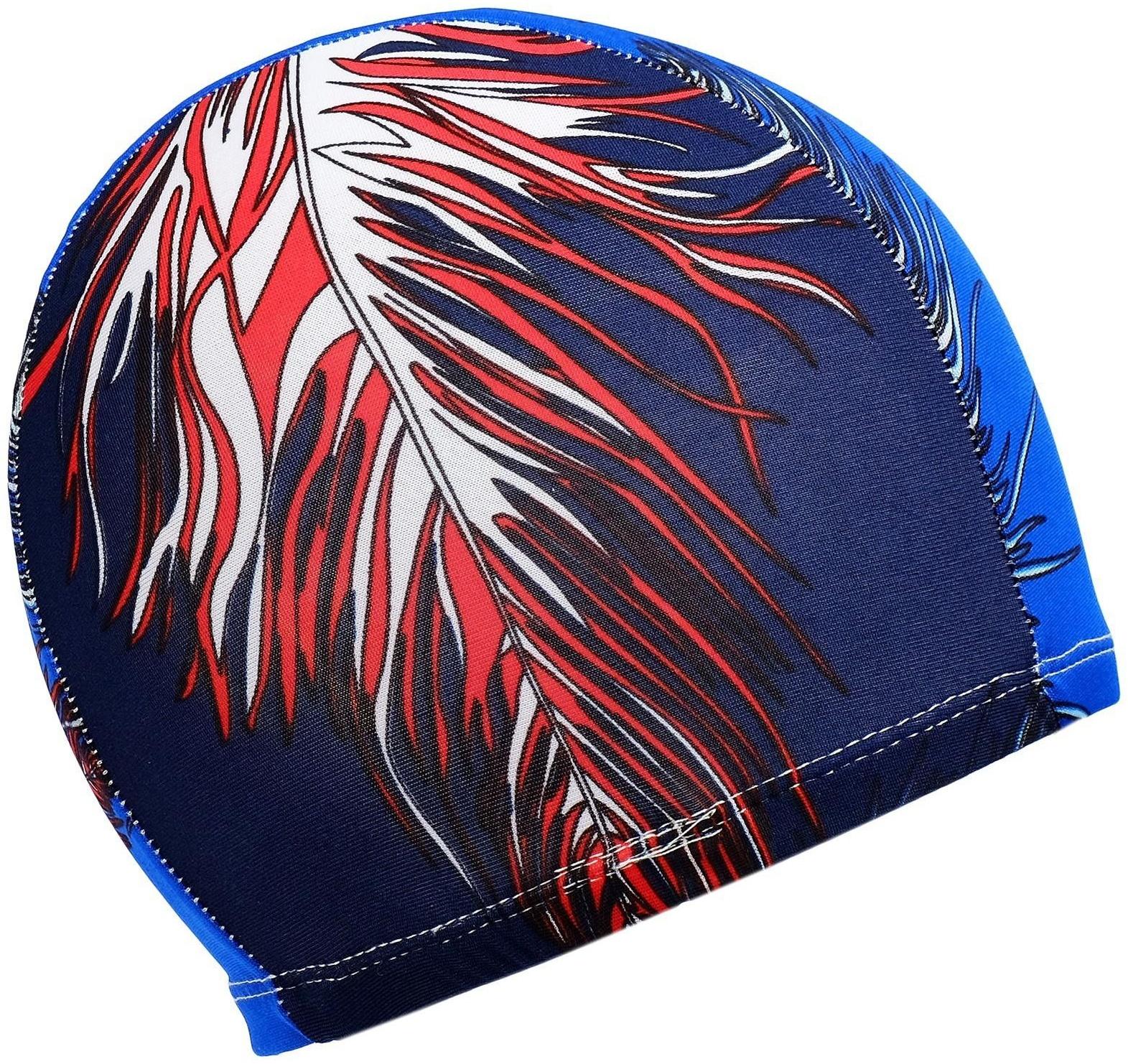 Шапочка для плавания подростковая, тканевая, обхват 54-60 см, цвета микс