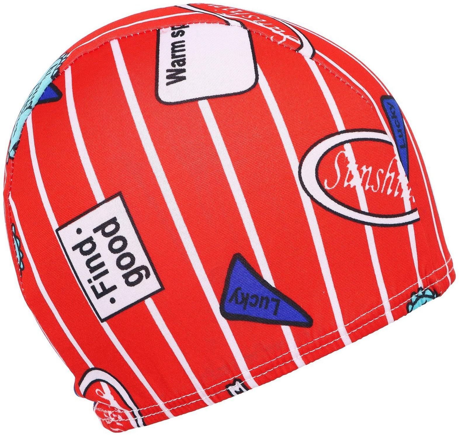 Шапочка для плавания подростковая, тканевая, обхват 54-60 см, цвета микс