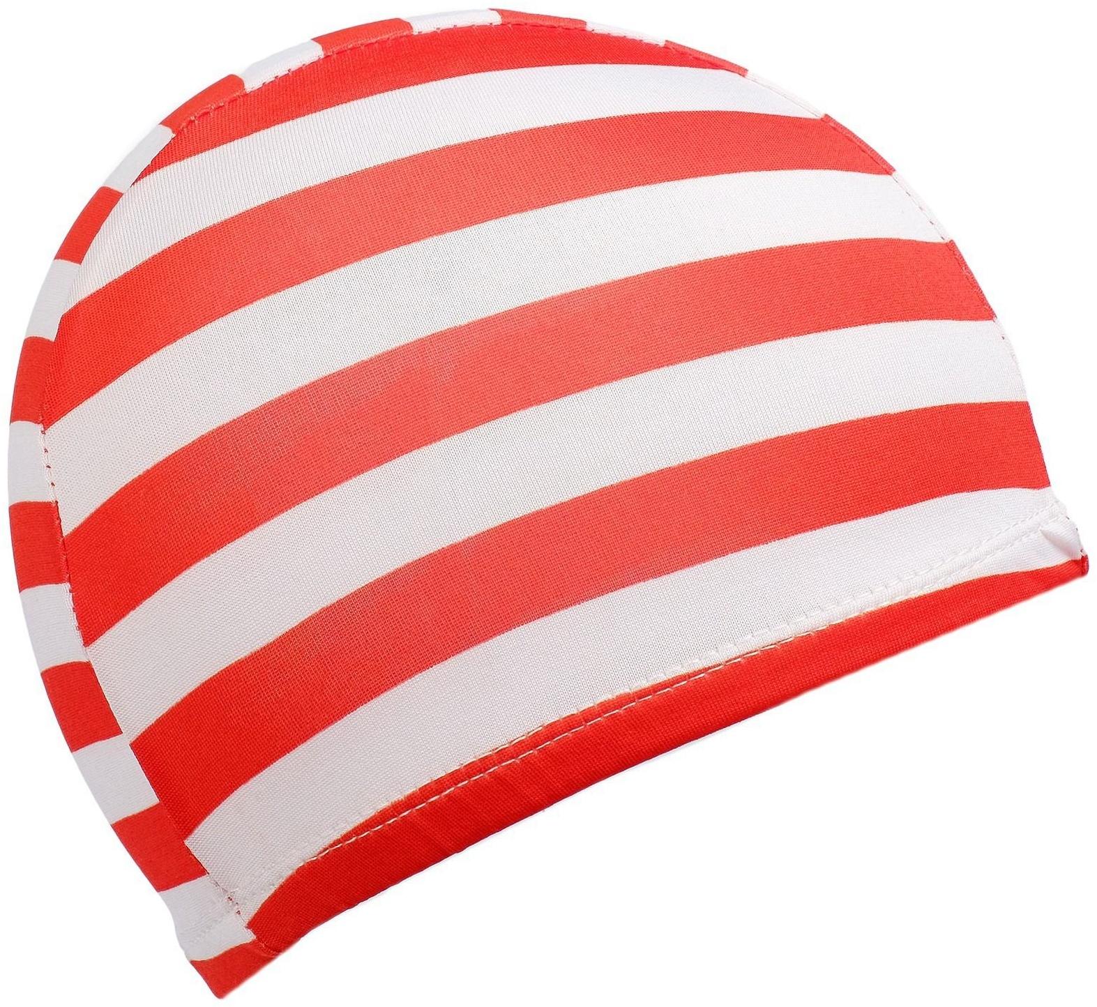 Шапочка для плавания подростковая, тканевая, обхват 54-60 см, цвета микс