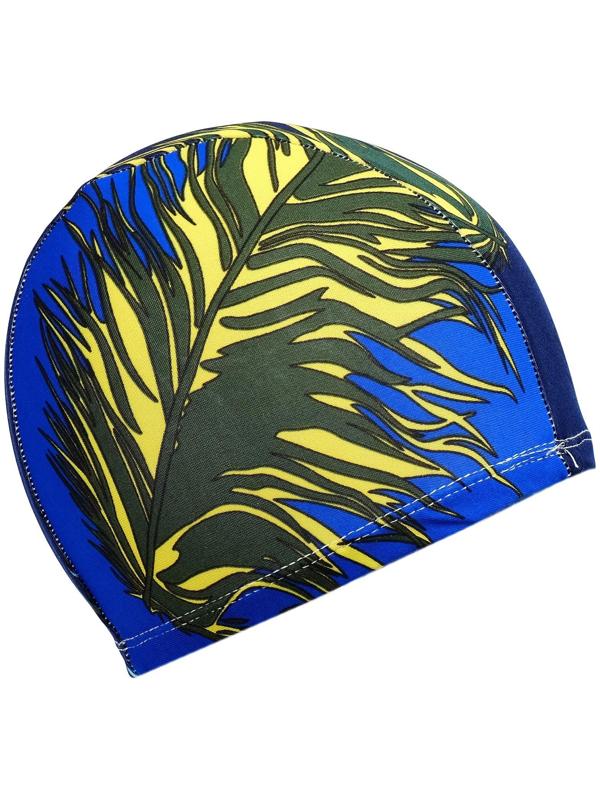 Шапочка для плавания подростковая, тканевая, обхват 54-60 см, цвета микс