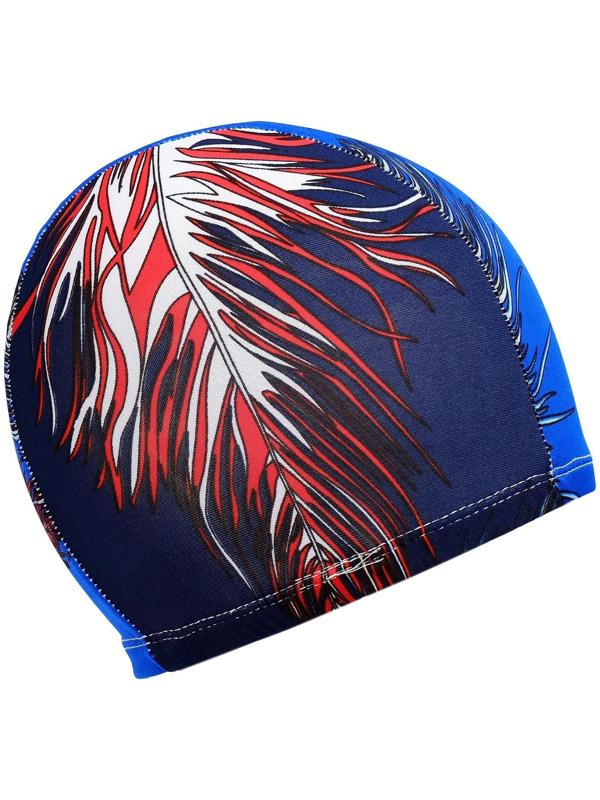 Шапочка для плавания подростковая, тканевая, обхват 54-60 см, цвета микс