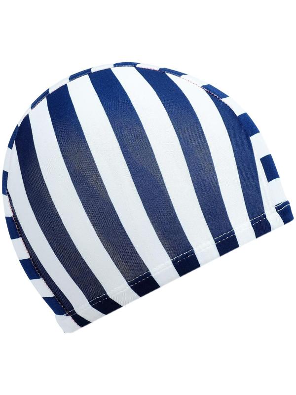 Шапочка для плавания подростковая, тканевая, обхват 54-60 см, цвета микс