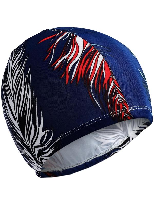Шапочка для плавания подростковая, тканевая, обхват 54-60 см, цвета микс