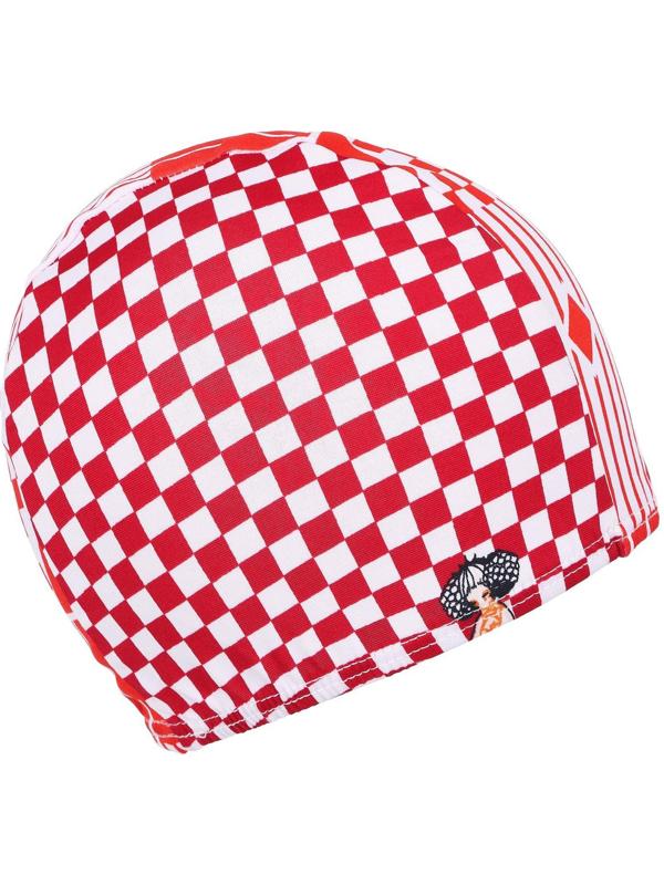 Шапочка для плавания подростковая, тканевая, обхват 54-60 см, цвета микс